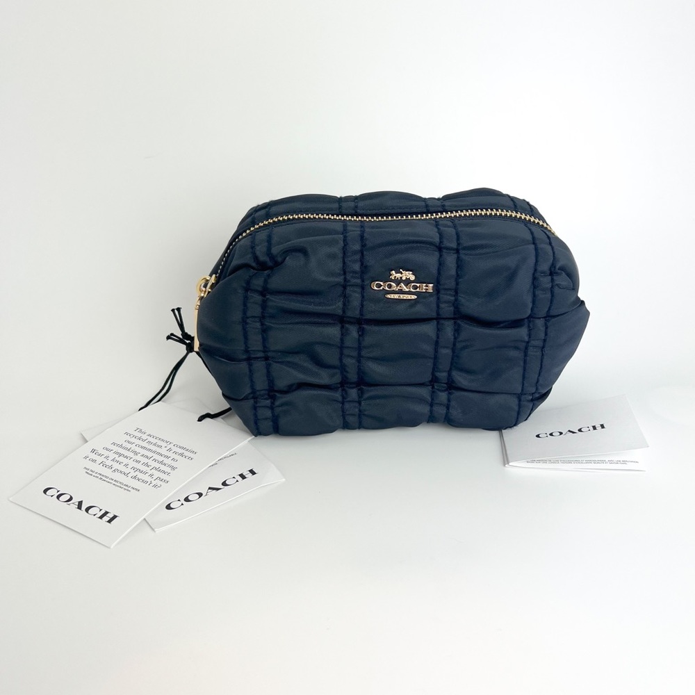 NEW Coach Nylon Cosmetic Bag